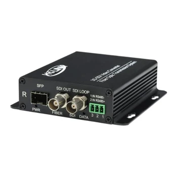 1-канален 1080P /60Hz 3G-SDI-конвертор видеодомофон в оптични влакна с дистанционно връщане на видео-EFP на оптична система