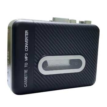 1 комплект музикални конвертор лента лента в MP3 USB Кассетный улавяне Walkman Магнетофон Черна пластмаса без КОМПЮТЪР