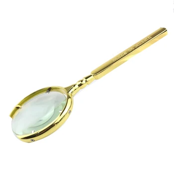 10-кратна реколта лупа за четене, ръчна лупа с оптично стъкло, увеличительный стъклен обектив Magnifie