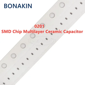 100ШТ 0201 1PF 50V ± 0.25 PF 1R0C CG NPO SMD-чип Многослойни керамични кондензатори
