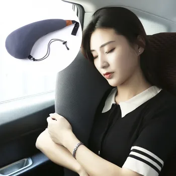 2023 Нова възглавница за сън в подголовнике седалки, Универсални творчески Автомобилни U-образни възглавница за шията, Автоматична Мека възглавница за сън