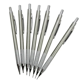 2024 Нов многофункционален автоматичен молив Метален механичен молив с грифелями Механичен молив за рисуване