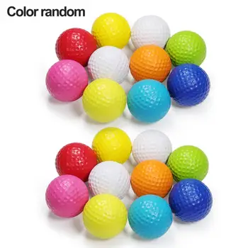 20pcs Топки за голф Ярки цветове, с висок отскок, висока стабилност, Леки, трайни Топките за голф, за тренировки на закрито и на открито