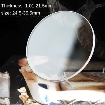 26-мм сапфирен часово стъкло, огледален циферблат, стъклена повърхност на задната част / за предния капак часа, аксесоари за часовници