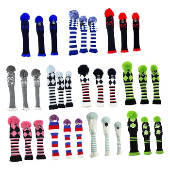 3 бр./компл. Артикул UT1-3-5 Crochet дървени шапки, защитен ръкав, чорапи