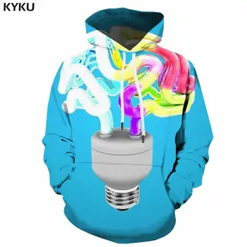 3d Качулки, цветни свитшоты, мъжки художествена hoody с 3D-принтом, забавен пуловер с дълъг ръкав и забавно принтом, Новост, Секси