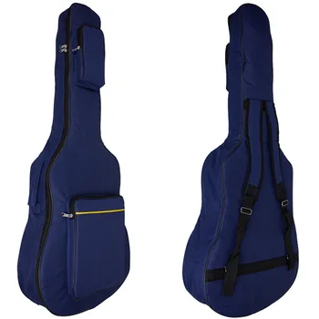 41-инчов Водоустойчив Оксфордския раница за електронна китара с подплата за инструменти, чанти за класическа акустична бас китара с дебела подплата
