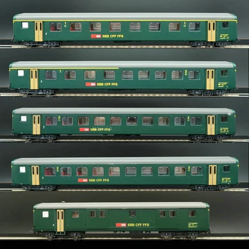 5-секционни влак ХО 1/87 Модели на ROCO 74569-74574 SBB Швейцарския Пътнически Вагон Четвърто поколение, Играчка Влак пятисекционный