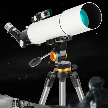 80500 Професионален HD рефракционный астрономически телескоп 80 мм Red Dot Finder Zoom Telescopio за космическия телескоп на Луната