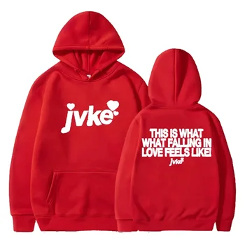 JVKE Falling in Love Hoody Модни Градинска дрехи с дълъг ръкав Дамски Мъжки hoody с качулка 2023 Облекло в стил хип-хоп