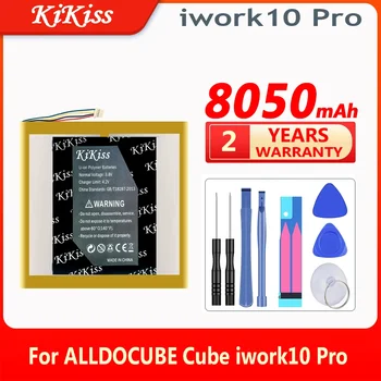 KiKiss 8050mAh iwork10 Pro (5 line) Tablet PC с литиево-йонна акумулаторна батерия за ALLDOCUBE Cube iwork10 Pro