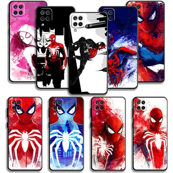 Marvel Spiderman Гуен Цветен Игрален Калъф За Samsung Galaxy A70 A70s A50 A30s A04s A20s A20e А02 A02s A03 A42 M52 М31 M04 Калъф
