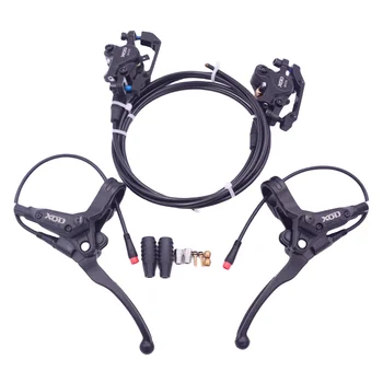 XOD XD-E710 Електрическа Спирачка на тока SM/2PIN включете Сгъваем Велосипед МТВ Хидравлични Дисков Спирачка 2,3 ММ, А Спирачните челюсти С Лявата ръка