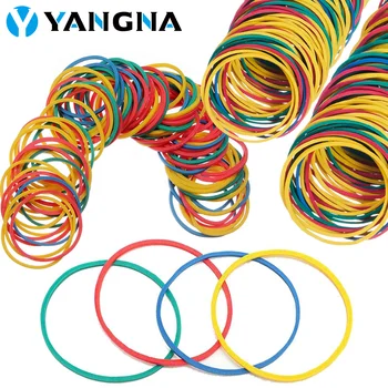 Yangne 300/100/50шт Разноцветни гумички за триене Еластична Гумена верига за хвърляне на Тръбата за татуировка-картечница Игли и Аксесоари за татуировка