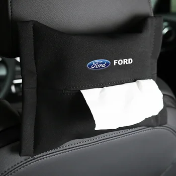 Авто Органайзер Кутия За Салфетки Чанта За Предмети в интериора на Автомобила Ford Focus Mk2 Mk3 Mustang Fiesta Ranger Kuga, Mondeo, S-MAX