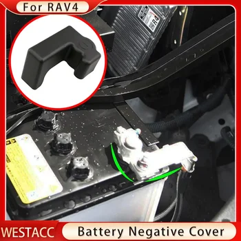 Автомобилни батерии от ABS-пластмаса, Анодная отрицателна капак батерия за Toyota RAV4 РАВ 4 2014 - 2015 Защитни капаци за батерии, Аксесоари