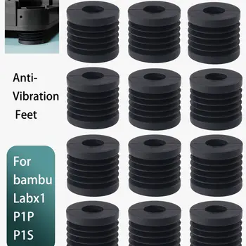 Анти-вибрационни Крака За 3D-принтер Bambu Lab Серия X1 и Универсална Гумени Крачета P1P С Плъзгане Гумена Амортизационной Подплата