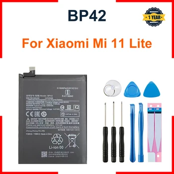 Батерия BP42 за Xiaomi Mi 11 Lite BP42 Оригинални сменяеми батерии за телефон Bateria 