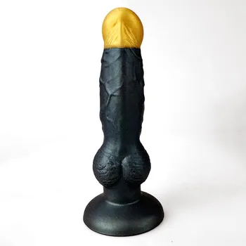 Вибратор за кучета, огромна плът, реалистична вагина с неправилна форма, Анален попка, издънка за уголемяване на пениса, чаша от PVC, Гей, лесбийка жена, вибратор под формата на секс-играчки за възрастни