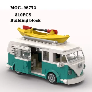 Градивен елемент на MOC-98772 Супер Автобус Модел на Кола Играчка В Събирането на 310ШТ Образователна Играчка за Възрастни и Деца, Подарък за Рожден Ден и Коледа