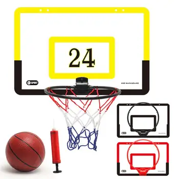 Джобно Баскетболното пръстен Сгъваема Баскетболно поставка За домашни любителите на топката Спортна игра Семейни Интерактивни Играчки за момчета и деца