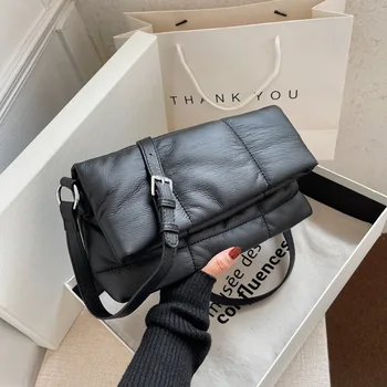 Ежедневни дамски чанта от изкуствена кожа, висококачествени дамски чанти през рамо, модерен дизайнерски дамски чанти, чанта-месинджър, Нова