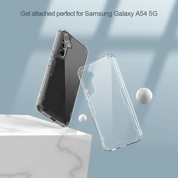 За Samsung Galaxy A54 5G калъф Nillkin Nature TPU Pro прозрачен, мек, тънък силиконов калъф