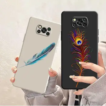 За Xiaomi 11T 5G POCO X3 NFC POCO Pro X4 11 Lite 9T Pocophone F1 Note 10 12 POCO M3 10T Pro Funda Feather Fenghuang Англия