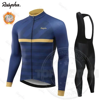 Зимна велосипедна дрехи от топло отвътре Raphaful Sport Riding Bicycle МТБ Комплект изолация за панталони Ropa Ciclismo