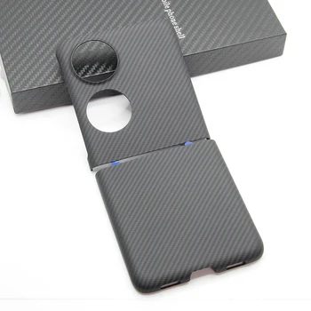 Калъф Huawei P50 Pocket & S Pocket 600D от въглеродни влакна и арамида, взривозащитен панти защитен калъф за мобилен телефон, защитната обвивка