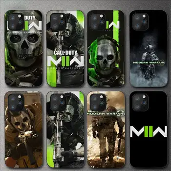 Калъф за телефон Покана Game Duty Modern Warfare 2 за iPhone 11 12 Mini 13 14 15 Pro XS Max X 8 Plus SE XR Shell