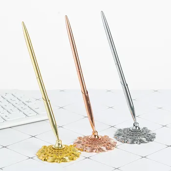 Кръгли гел химикалки с 1 бр. основни принадлежности, химикалка химикалка, най на маса, Плот за писане, офис