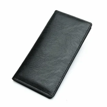 Модерен Прост trend мъжки ретро обикновен портфейл, най-дългата чанта за карти, един тънък бизнес портфейла на притежателя на номиналната карта