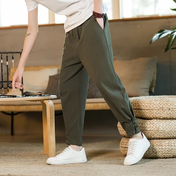 Модерни ежедневни панталони Harlan 2023 г., удобна, свободна, модерна, ежедневни облекла, различни стилове улични дрехи за мъже