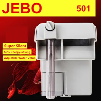 Мрежов филтър за мини аквариум JEBO, тънък филтър за циркулация на водата на водопад, външен филтър за аквариум 3,5 W 220-240 v