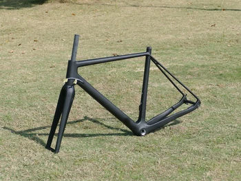 Напълно Углеродистый под наем Toray UD Мат за велокросса с Дисков спирачка Cyclo Cross Чрез Рамката на Ос + Вилка 49 см, 52 см, 54 см, 56 см, 58 см