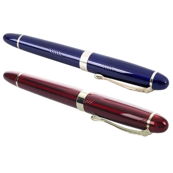 Писалка JINHAO X450 18 KHZ ширина от 0,7 мм, с писалка базирани на писалка от 2 части червени и сини цветове