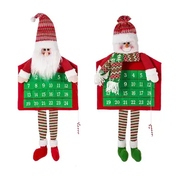 Подпори за Адвент-календар, Сладък Декоративен Коледен Адвент-Окачен календар за камина, офис, удобства за зимни ваканции, Коледен подарък