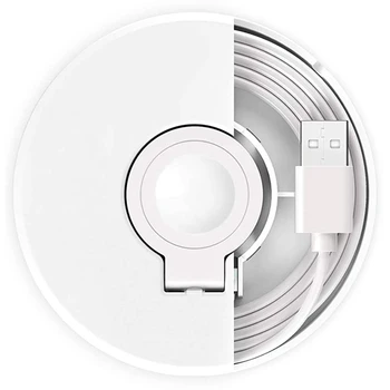 Поставка за зареждане на Apple Watch, Поставка за зарядното устройство за часа с кабел за подмяна, Магнитна безжично зарядно устройство ще захранване на зарядно устройство