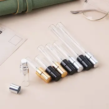 Преносими шишенцата с проби на овлажняващ крем, Течен Прозрачен козметични контейнер за многократна употреба стъклен флакон, спрей за парфюм, спрей-спрей