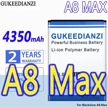 Преносимото Батерия GUKEEDIANZI Голям Капацитет A 8 MAX 4350mAh За Blackview A8 Max A8Max