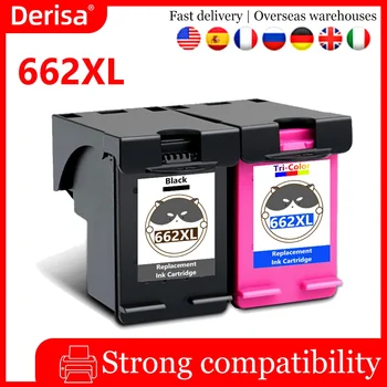 Преносимото мастилницата Derisa за HP 662 662XL за принтер HP 662 HP Deskjet Ink Advantage 2545 2546 2645 2646 CZ105AL CZ106AL