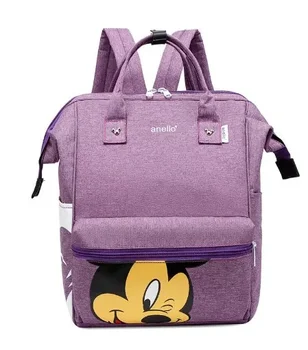 Раница DDisney с Мики Маус, аниме, пътна чанта за майките, женски раница, мультяшная детска чанта, училищен чанта, подарък