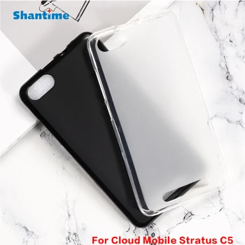 Силиконов защитен калъф за вашия телефон Cloud Mobile Stratus C5, гелевый пудинг, делото за телефон Cloud Mobile Stratus C5, мек калъф от TPU