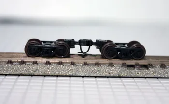 Симулация модел на влака аксесоари количка със съотношение на N модел количка с колело от влак количка за две костюми
