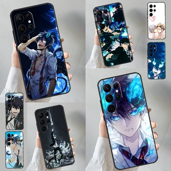 Син Аниме-калъф Exorcist За Samsung Galaxy S22 S23 Plus Ultra S21 S20 FE S8 S9 S10 Note10 Note 20 Ultra Cover