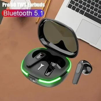 Слушалки TWS Pro60 Bluetooth Безжични слушалки HiFi слушалки Stero Спортни слушалки с микрофон с шумопотискане