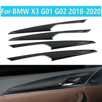 Тампон за интериорна врата облицовка на автомобила, 4 бр., тампон за интериорна врата дръжка за BMW X3 G01 G02 2018-2020