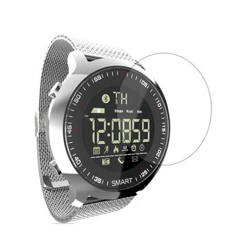 Умен часовник Защитен слой от закалено стъкло Clear Guard, за LOKMAT MK18 Bluetooth smart-часовници с LCD дисплей на Защитно покритие на екрана