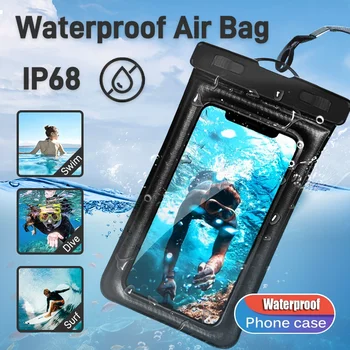 Универсален водоустойчив калъф за телефон IP68, чанта за iPhone 15 14 13 12 11 Pro Max X Xiaomi 13 Samsung S23 Ultra, аксесоари за плуване